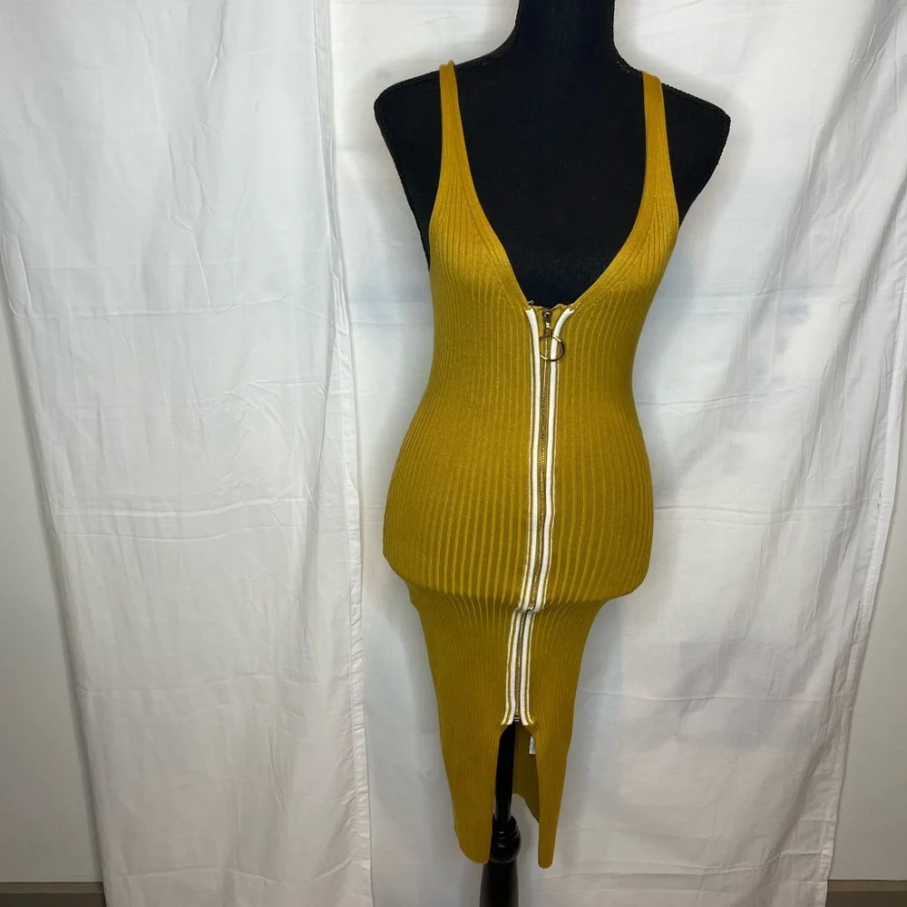 Dirty Mustard Dress - Picture 4 of 5